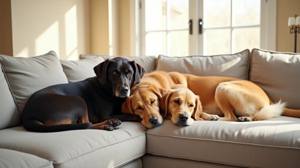 Berger allemand, labrador, golden : quel couchage pour les grands gabarits ?