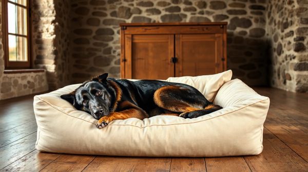 Top choix de couchages pour les grands chiens : german shepherd et plus